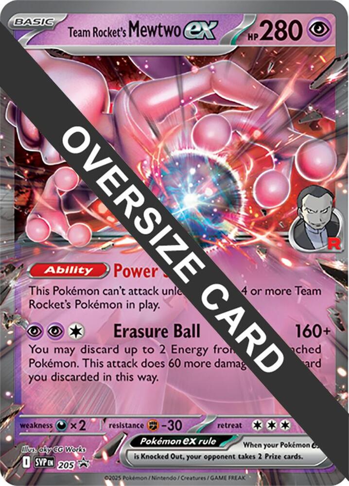Team Rocket's Mewtwo ex (Jumbo Cards)