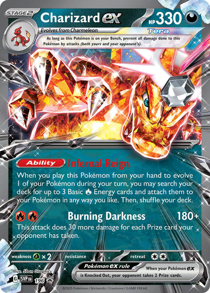 Charizard ex -196 (SV: Scarlet & Violet Promo Cards)