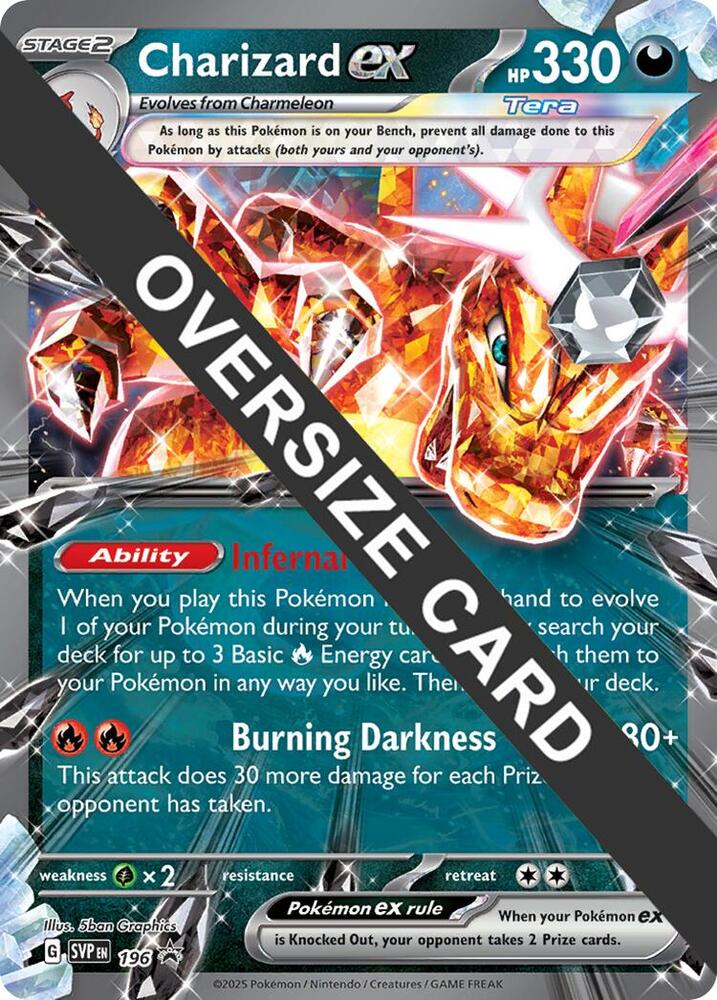 Charizard ex -196 (Jumbo Cards)