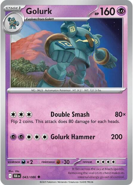 Golurk (SV: Black Bolt)