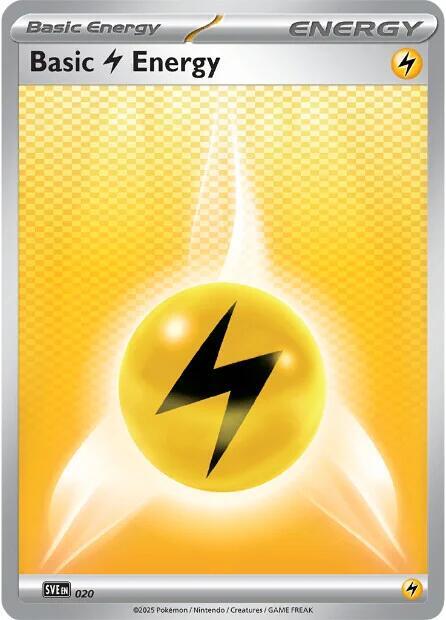 Basic Lightning Energy - 020 (SVE: Scarlet & Violet Energies)