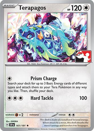 Terapagos - 161/191 (Prize Pack Series Cards)