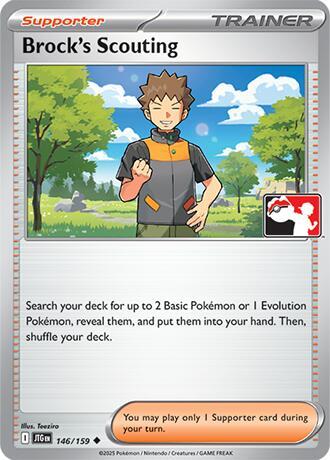 Brock's Scouting - 146/159 (Prize Pack Series Cards)
