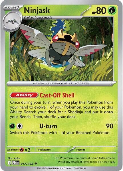 Ninjask - 017/132 (ME01: Mega Evolution)
