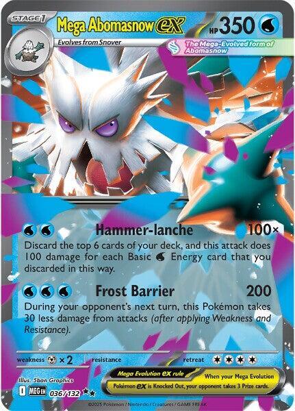 Mega Abomasnow ex - 036/132 (ME01: Mega Evolution)