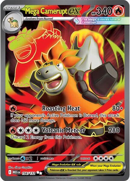 Mega Camerupt ex - 156/132 (ME01: Mega Evolution)