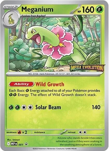 Meganium - 001 (ME: Mega Evolution Promo)