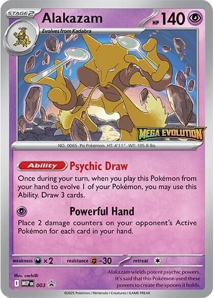 Alakazam - 003 (ME: Mega Evolution Promo)
