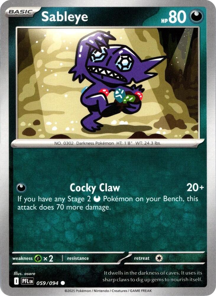 Sableye (ME02: Phantasmal Flames)