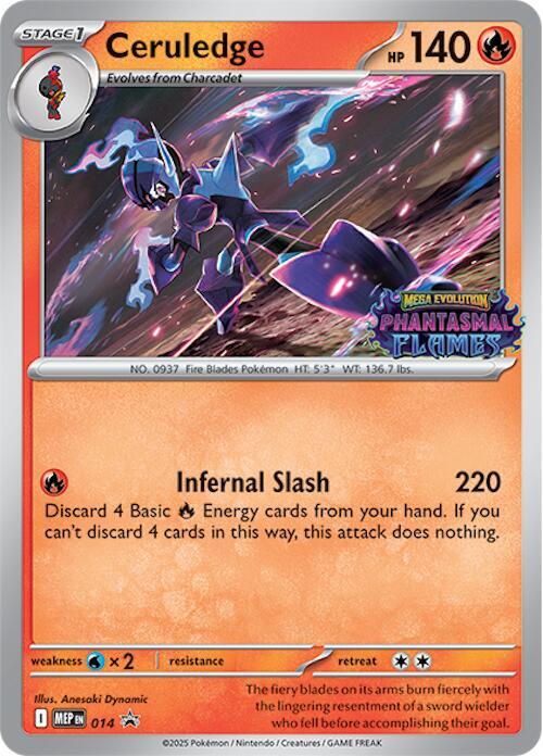 Ceruledge - 014 (ME: Mega Evolution Promo)