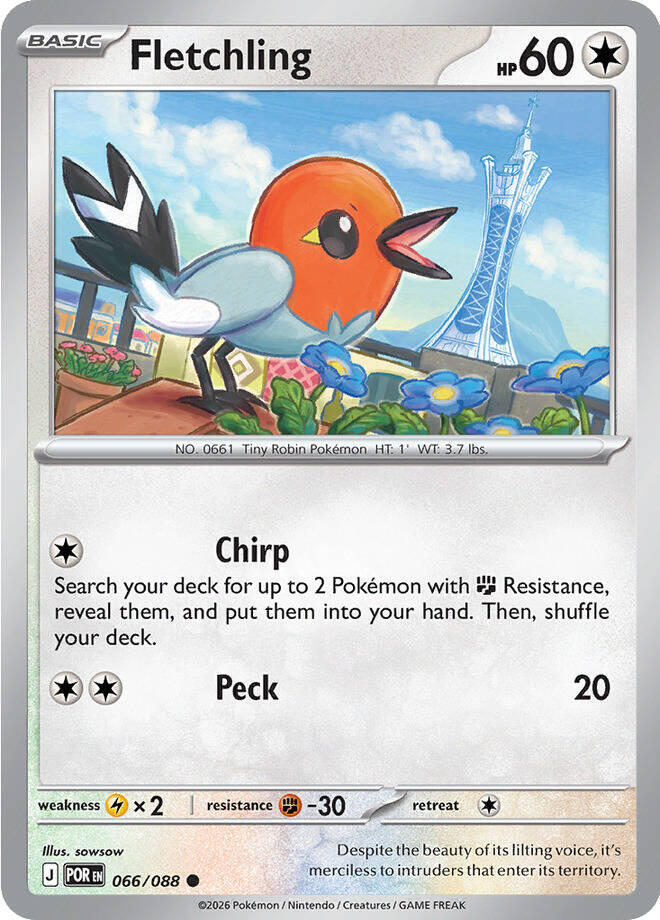Fletchling (ME03: Perfect Order)