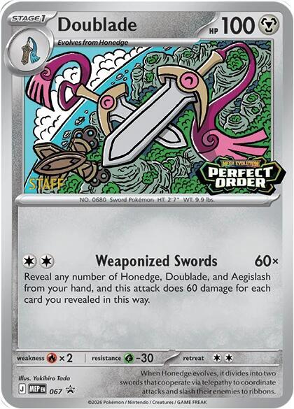 Doublade - 067 [Staff] (ME: Mega Evolution Promo)