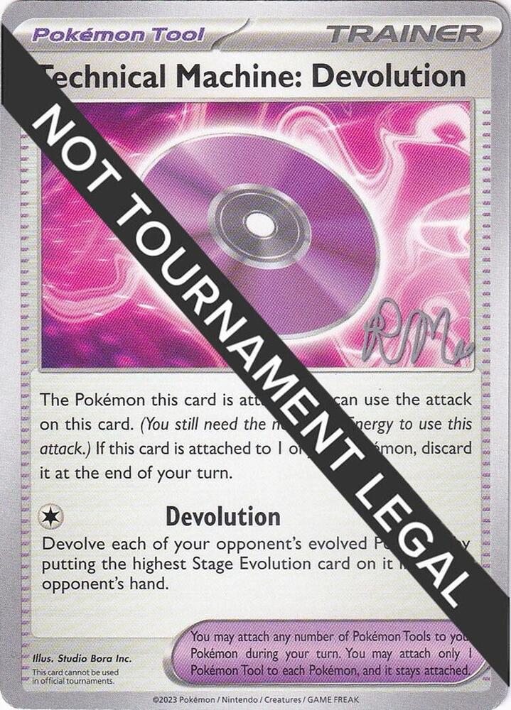 Technical Machine: Devolution - 2025 (Riley McKay) (World Championship Decks)