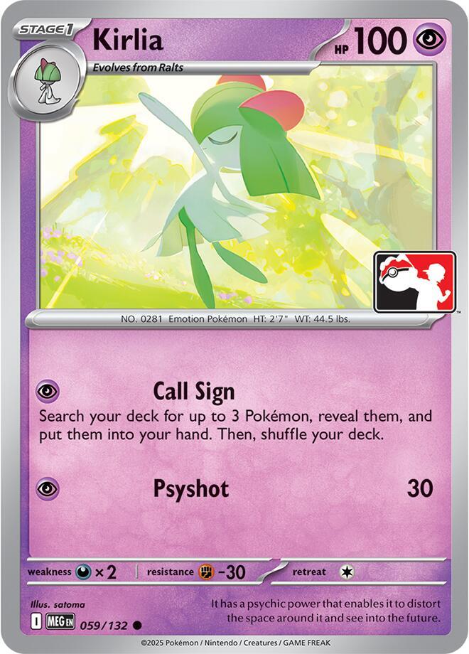 Kirlia - 059/132 (Prize Pack Series Cards)