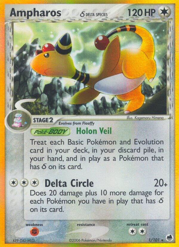 Ampharos (Delta Species) (EX Dragon Frontiers)