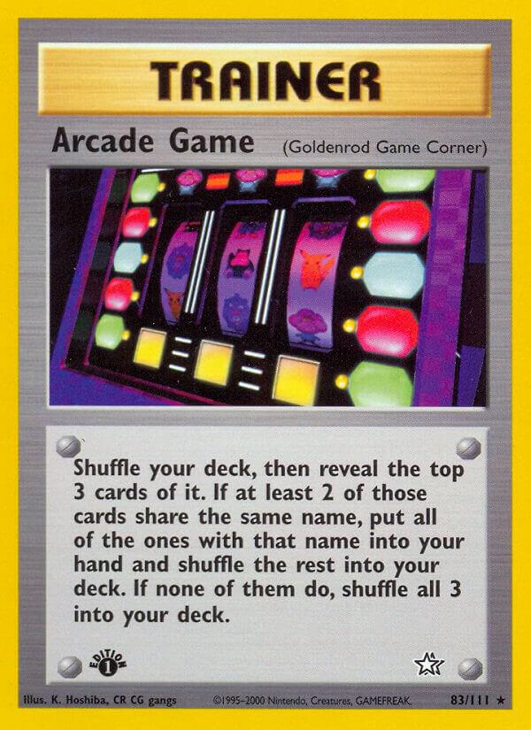 Arcade Game (Goldenrod Game Corner) (Neo Genesis)