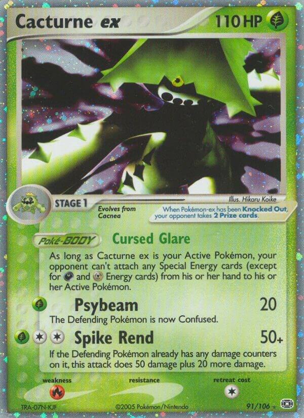 Cacturne ex (EX Emerald)
