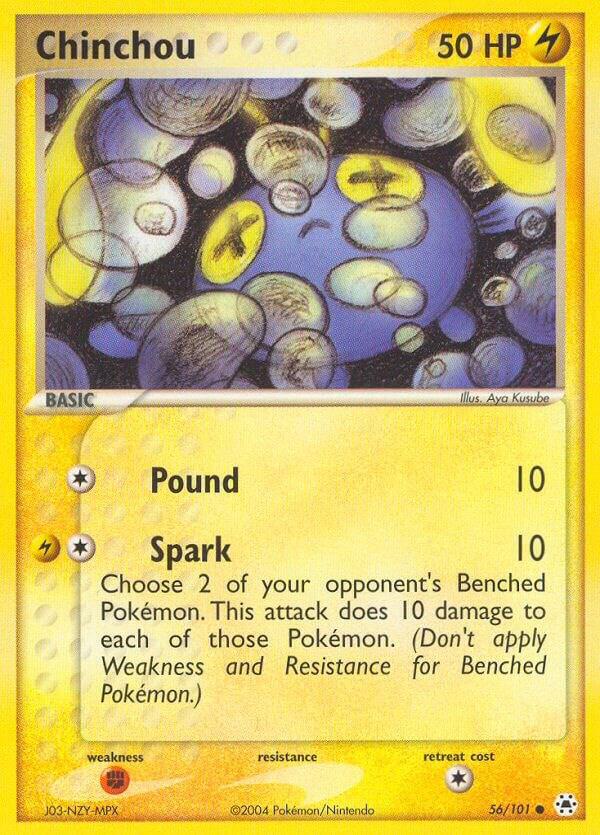 Chinchou - 56/101 (EX Hidden Legends)