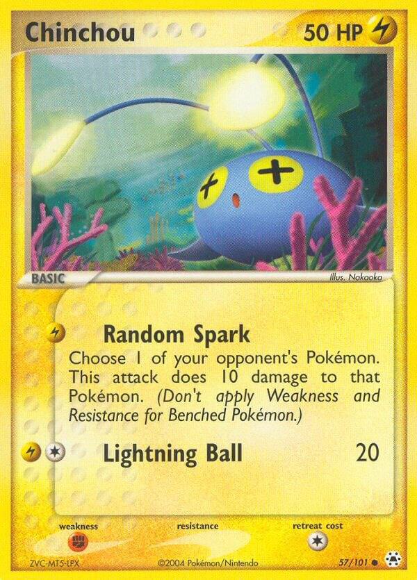 Chinchou - 57/101 (EX Hidden Legends)