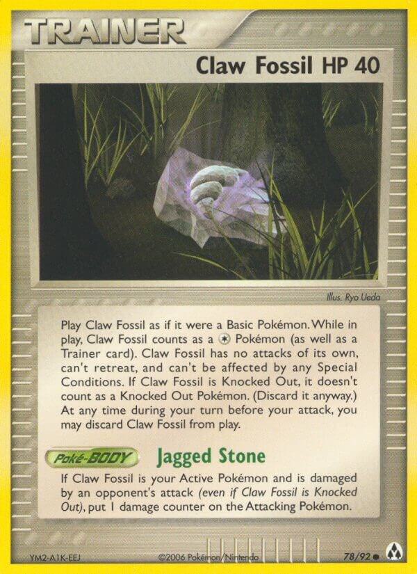 Claw Fossil (EX Legend Maker)