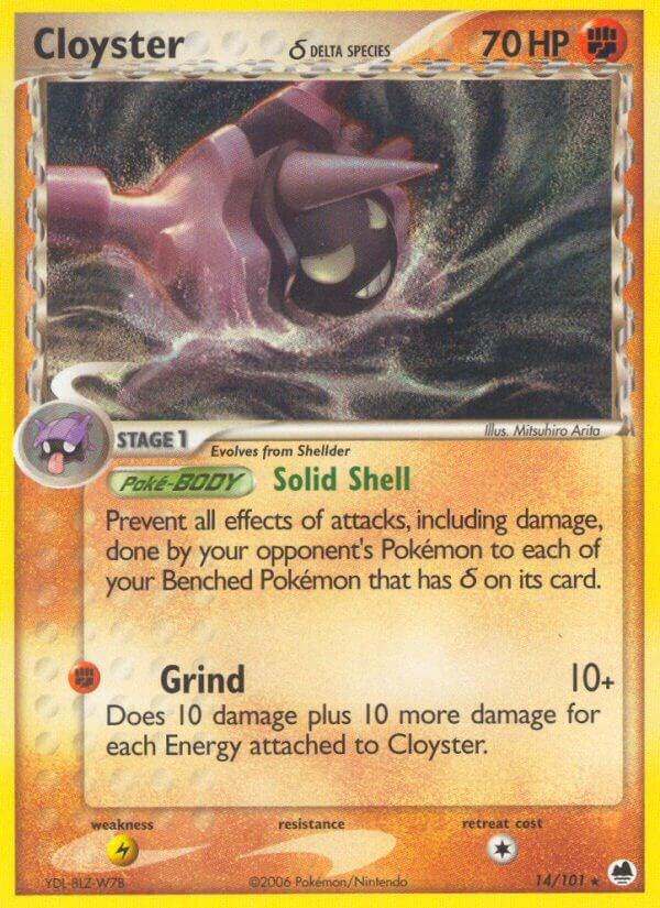 Cloyster (Delta Species) (EX Dragon Frontiers)