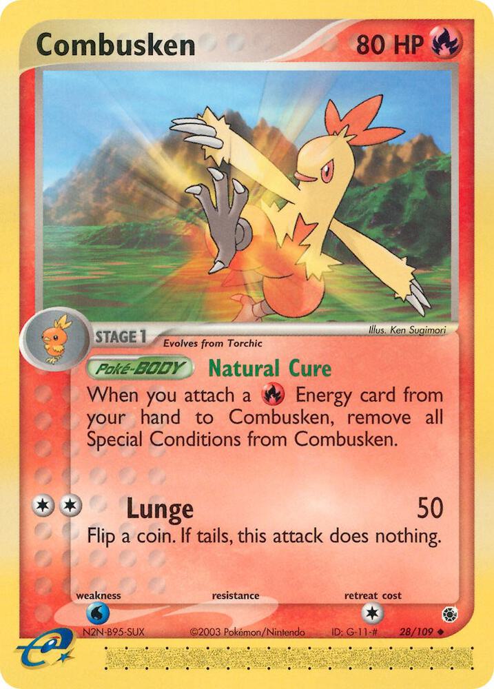 Combusken - 28/109 (EX Ruby and Sapphire)