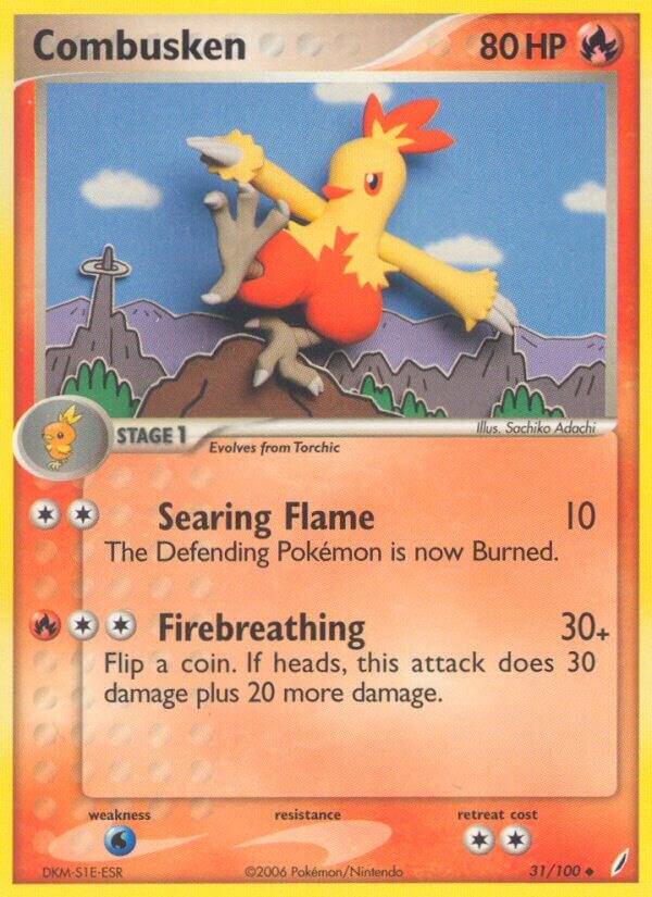 Combusken - 031/100 (EX Crystal Guardians)