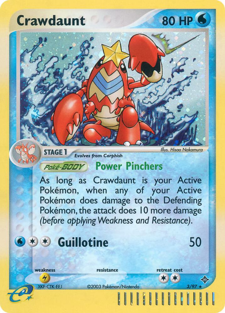 Crawdaunt - 3/97 (EX Dragon)