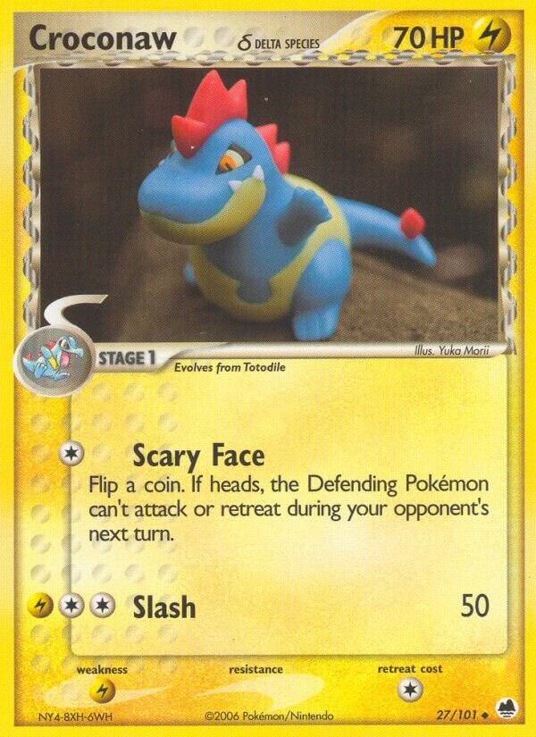Croconaw (Delta Species) (EX Dragon Frontiers)