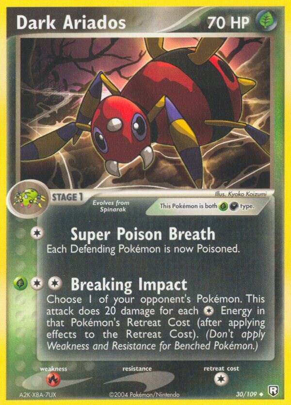 Dark Ariados (EX Team Rocket Returns)