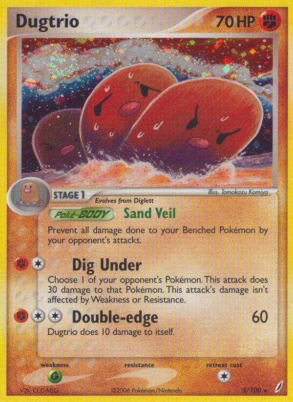 Dugtrio (EX Crystal Guardians)