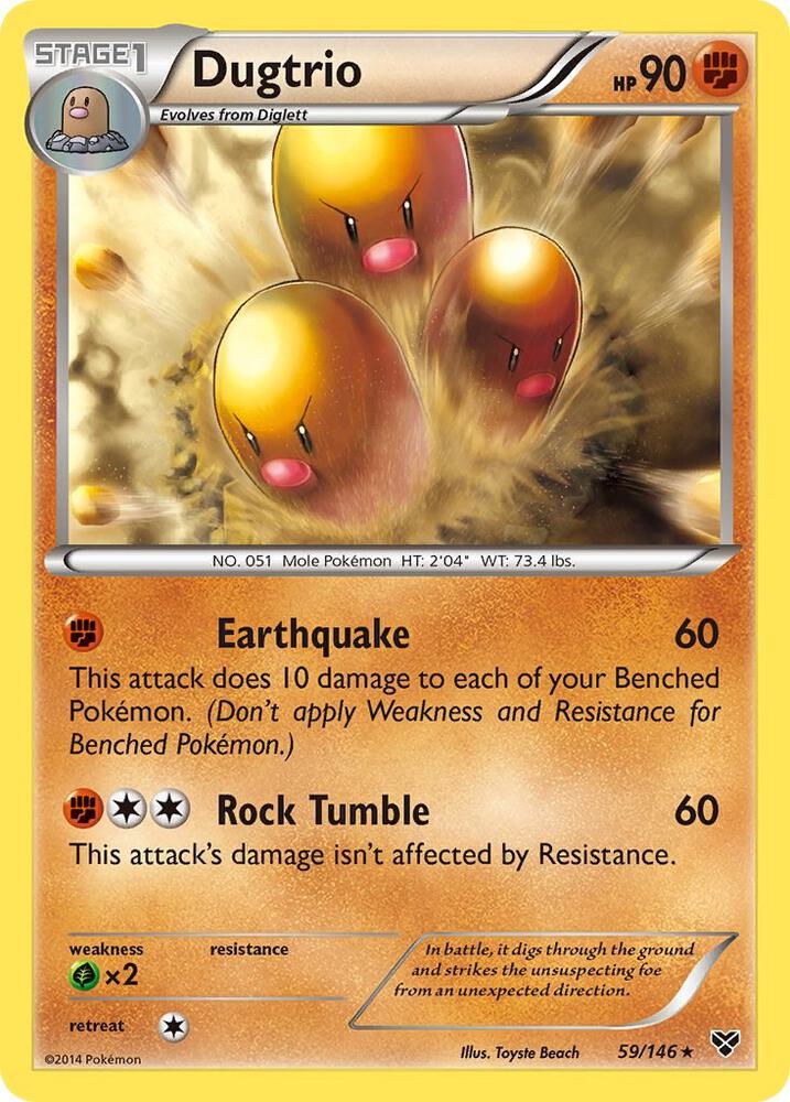 Dugtrio (XY Base Set)
