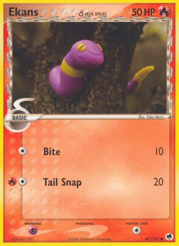 Ekans (Delta Species) (EX Dragon Frontiers)