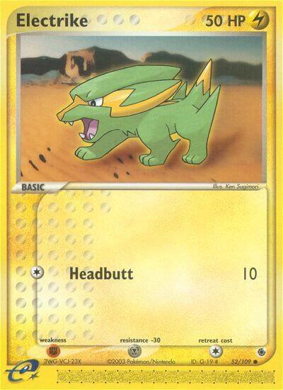 Electrike - 52/109 (EX Ruby and Sapphire)
