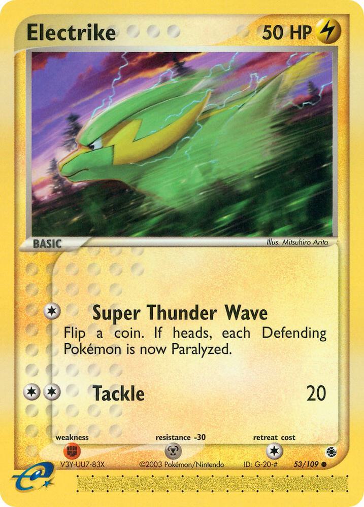 Electrike - 53/109 (EX Ruby and Sapphire)