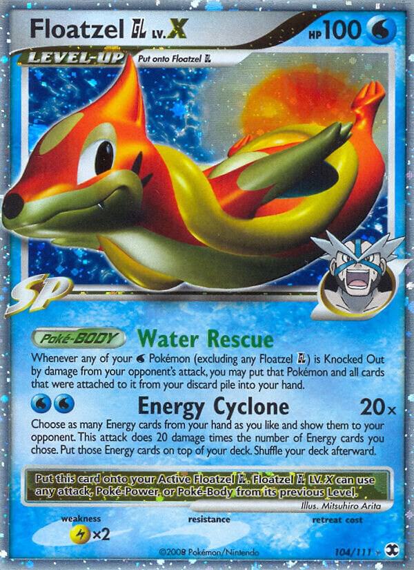 Floatzel GL Lv.X (Rising Rivals)