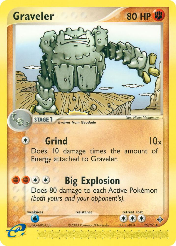 Graveler - 29/97 (EX Dragon)