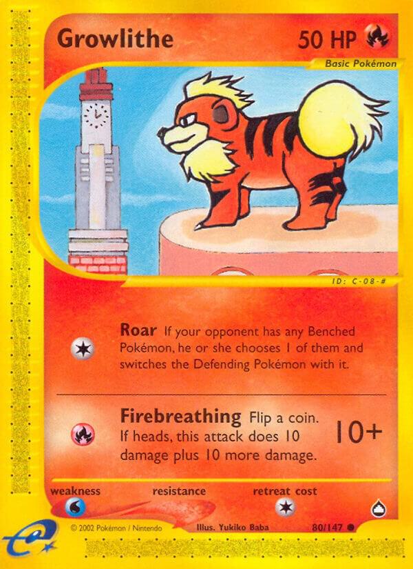 Growlithe (80) (Aquapolis)