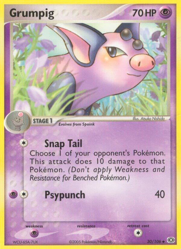 Grumpig - 030/106 (EX Emerald)