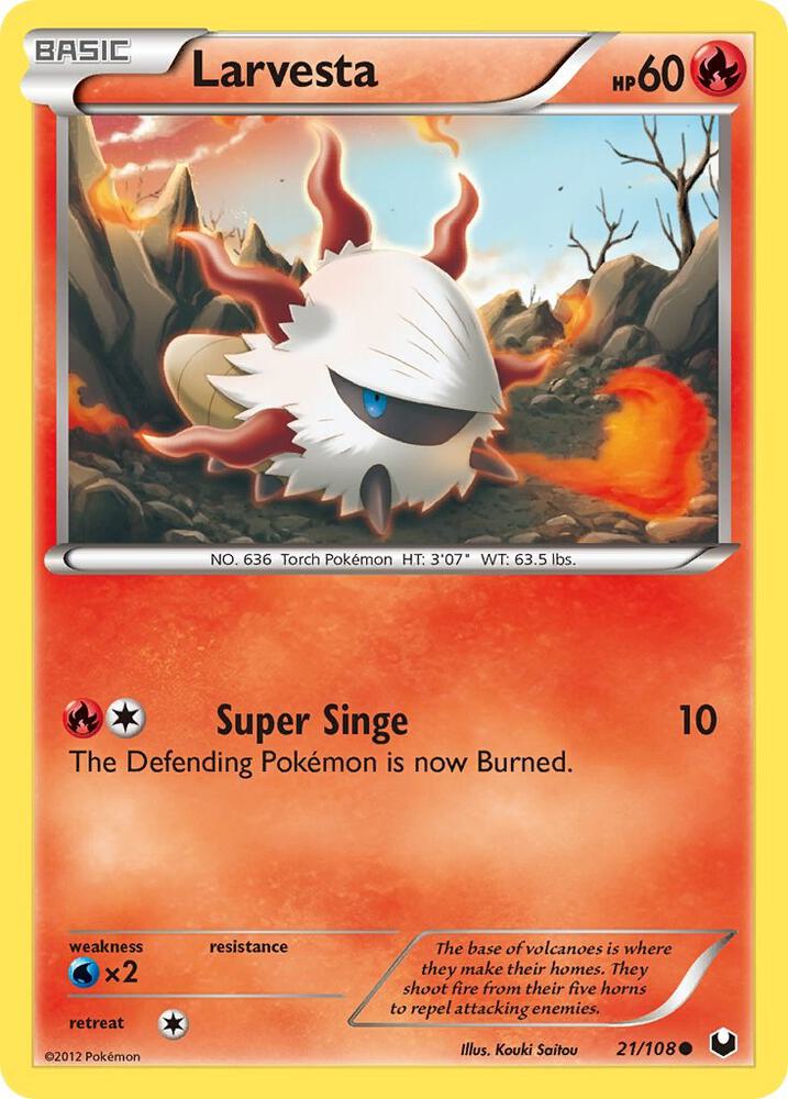 Larvesta (21) (Dark Explorers)