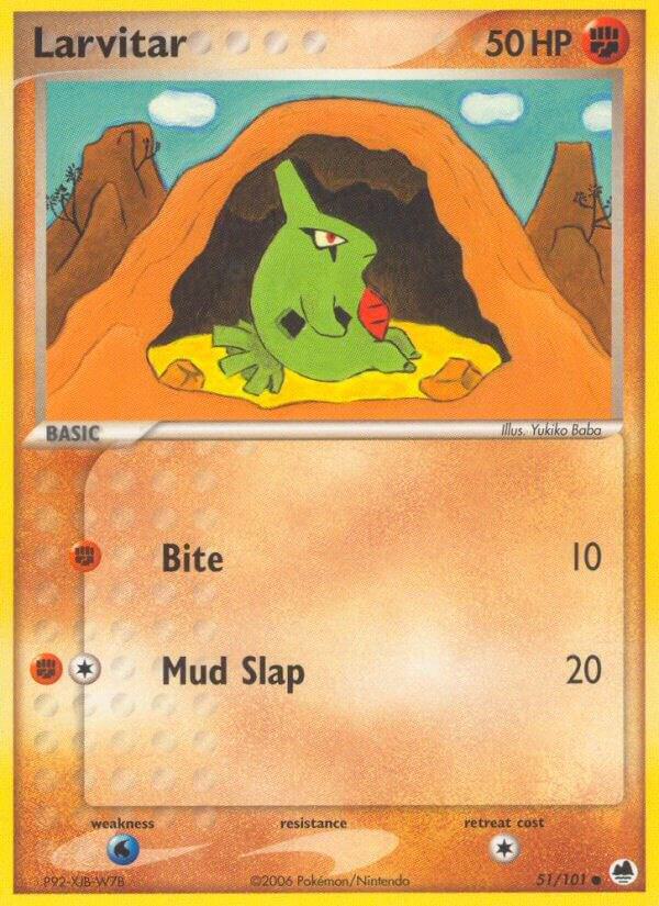 Larvitar (EX Dragon Frontiers)