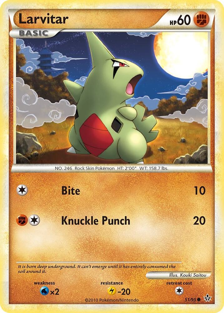 Larvitar (51) (Unleashed)