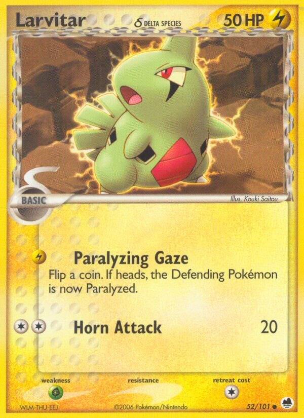 Larvitar (Delta Species) (EX Dragon Frontiers)