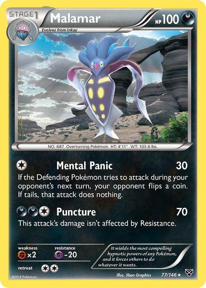 Malamar (77) (XY Base Set)