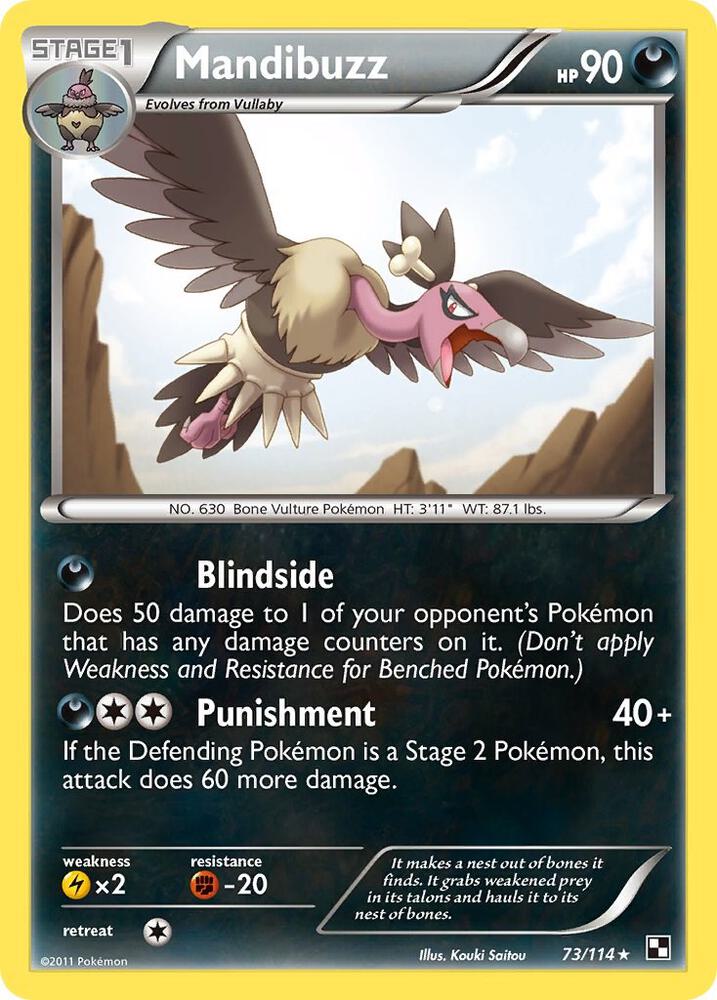 Mandibuzz (Black and White)