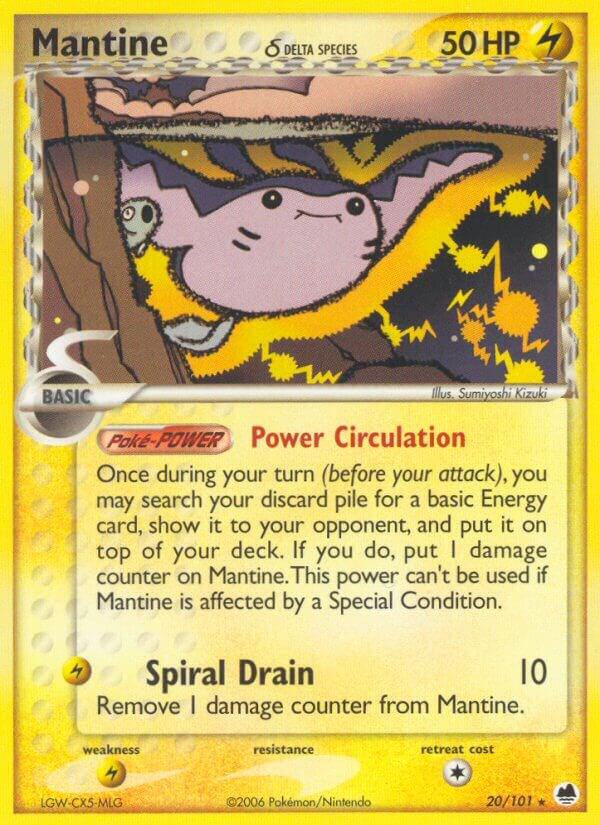 Mantine (Delta Species) (EX Dragon Frontiers)