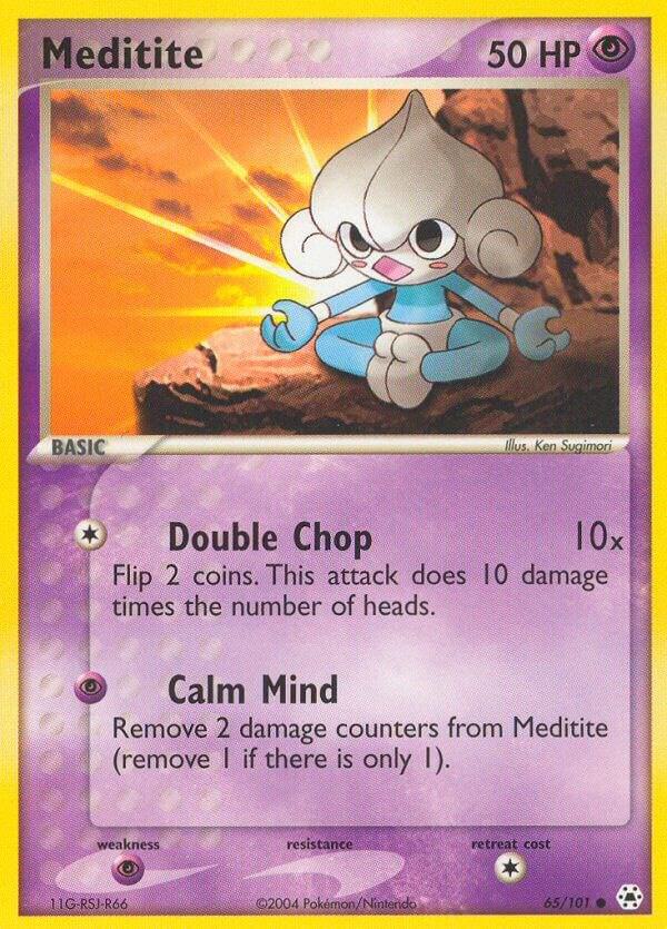 Meditite - 65/101 (EX Hidden Legends)