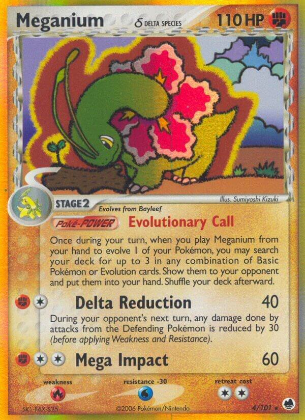 Meganium (Delta Species) (EX Dragon Frontiers)