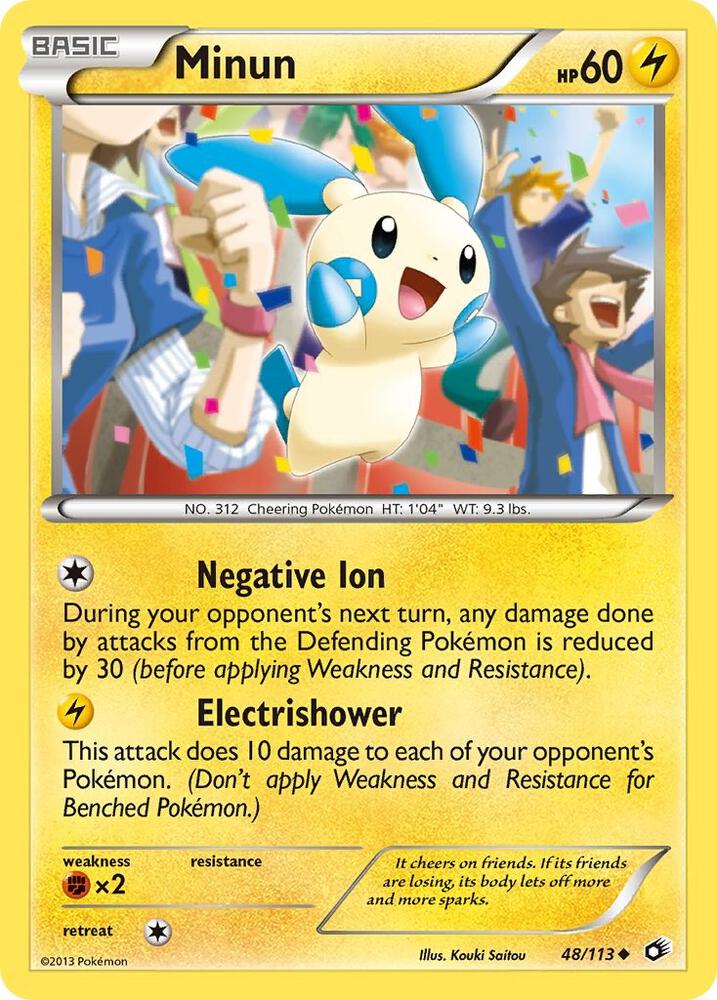 Minun (Legendary Treasures)