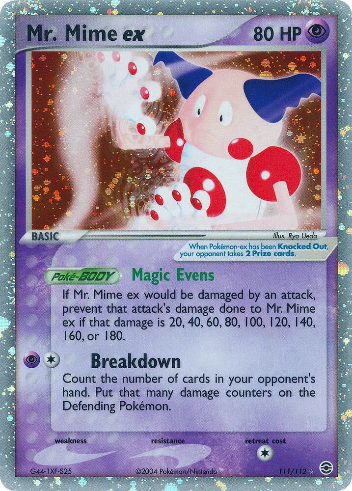 Mr. Mime ex - 111/112 (EX FireRed & LeafGreen)